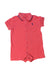 A Red Short Sleeve Rompers from Ralph Lauren in size 6-12M for boy. (Front View)