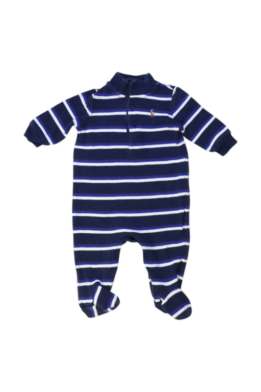 A Navy Onesies from Ralph Lauren in size 0-3M for boy. (Front View)
