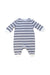 A Navy Long Sleeve Rompers from Ralph Lauren in size 0-3M for boy. (Back View)