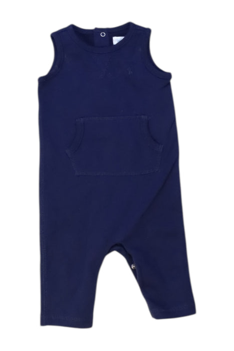 A Navy Long Overalls from Ralph Lauren in size 0-3M for boy. (Front View)