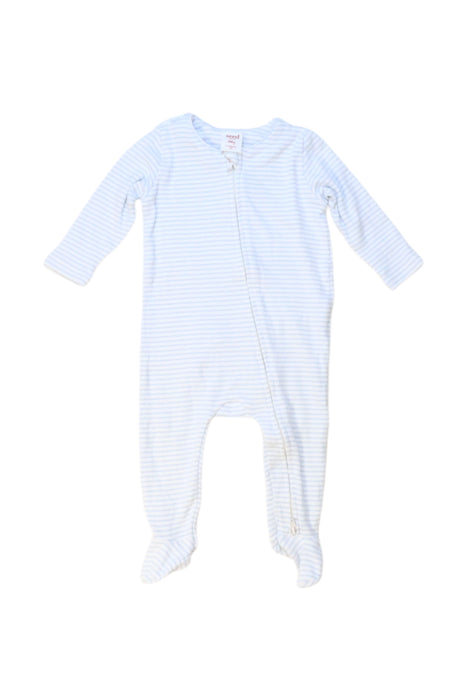 A Blue Onesies from Seed in size 3-6M for boy. (Front View)