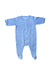 A Blue Onesies from Petit Bateau in size 0-3M for boy. (Front View)