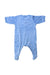 A Blue Onesies from Petit Bateau in size 0-3M for boy. (Back View)