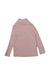 A Pink Long Sleeve Bodysuits from Petit Bateau in size 3T for girl. (Back View)