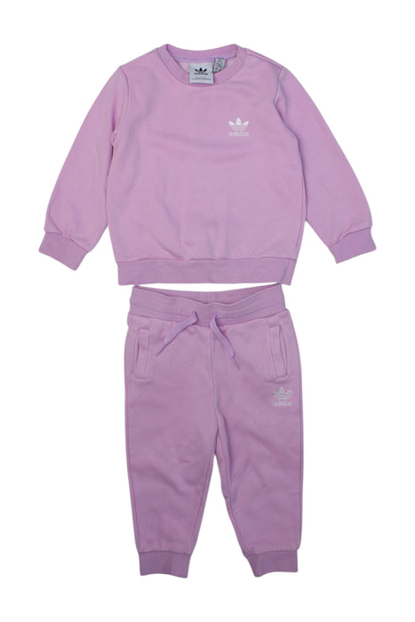 A Pink Pants Sets from Adidas in size 12-18M for girl. (Front View)