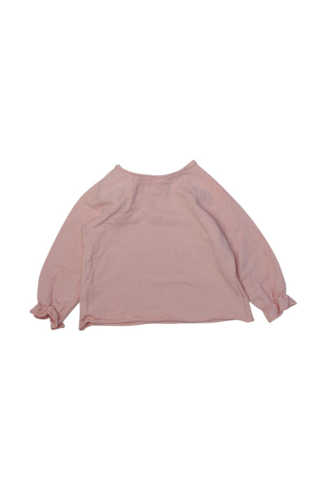 A Pink Long Sleeve Tops from Nanos in size 18-24M for girl. (Back View)