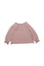 A Pink Long Sleeve Tops from Nanos in size 18-24M for girl. (Back View)