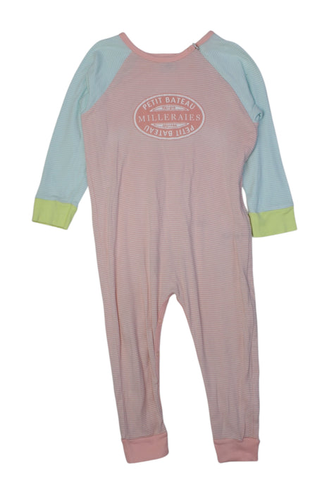 A Multicolour Long Sleeve Bodysuits from Petit Bateau in size 3T for girl. (Front View)