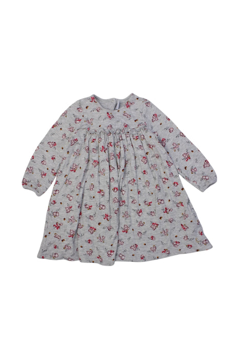 A Grey Long Sleeve Tops from Petit Bateau in size 18-24M for girl. (Front View)
