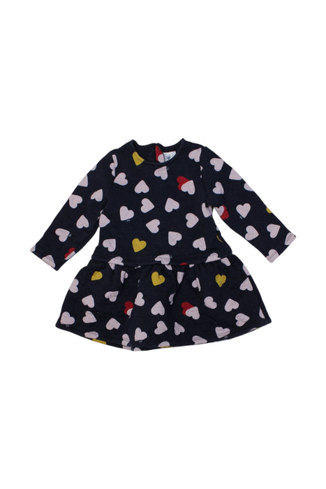 A Multicolour Long Sleeve Dresses from Petit Bateau in size 18-24M for girl. (Front View)