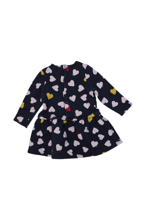 A Multicolour Long Sleeve Dresses from Petit Bateau in size 18-24M for girl. (Back View)