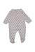 A White Onesies from Petit Bateau in size 6-12M for neutral. (Front View)