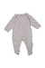 A White Onesies from Petit Bateau in size 6-12M for neutral. (Back View)