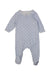 A White Onesies from Petit Bateau in size 3-6M for neutral. (Front View)