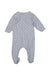 A White Onesies from Petit Bateau in size 3-6M for neutral. (Back View)