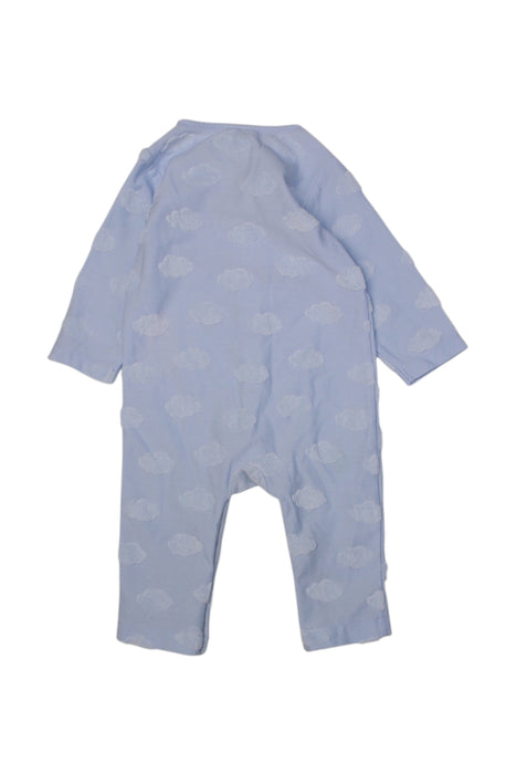 A Blue Onesies from Jacadi in size 3-6M for neutral. (Back View)