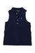 A Navy Sleeveless Polos from Polo Ralph Lauren in size 5T for girl. (Front View)