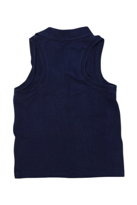 A Navy Sleeveless Polos from Polo Ralph Lauren in size 5T for girl. (Back View)