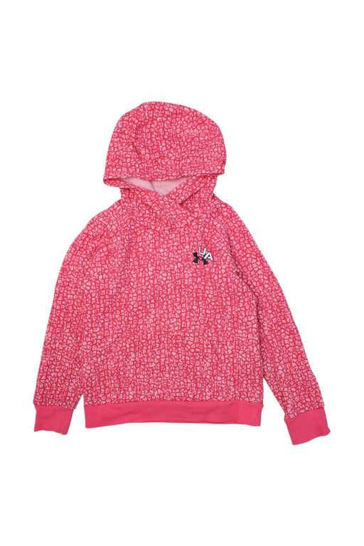 A Pink Hooded Sweatshirts from Under Armour in size 7Y for girl. (Front View)