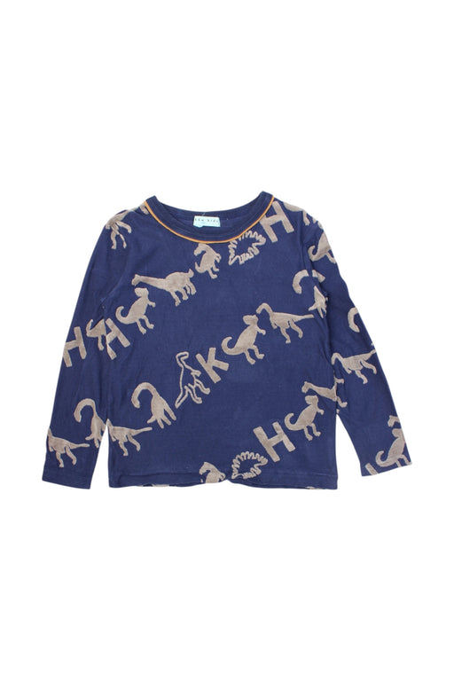 A Navy Crewneck Sweatshirts from Hakka in size 5T for girl. (Front View)