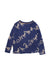 A Navy Crewneck Sweatshirts from Hakka in size 5T for girl. (Back View)