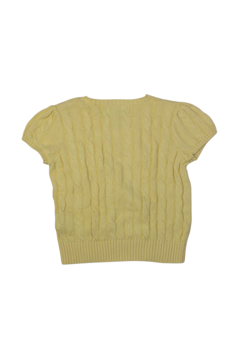 A Yellow Sleeveless Tops from Polo Ralph Lauren in size 5T for girl. (Back View)