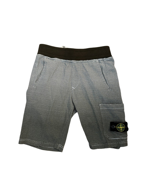 A Green Shorts from Stone Island in size 6T for neutral. (Front View)