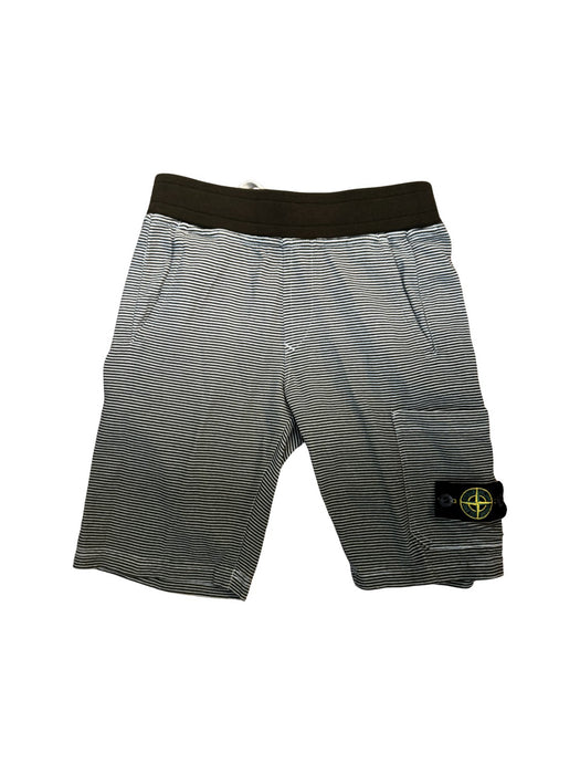 A Green Shorts from Stone Island in size 6T for neutral. (Front View)