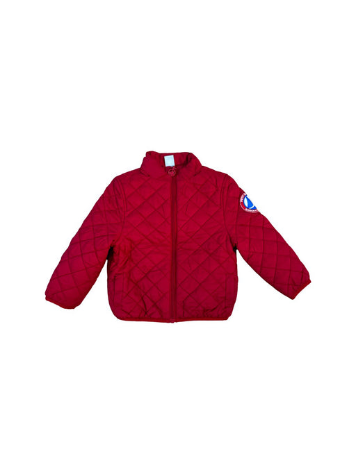 A Red Puffer/Quilted Coats & Outerwear from Petit Bateau in size 6T for neutral. (Front View)