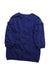 A Navy Long Sleeve Dresses from Kingkow in size 5T for girl. (Back View)