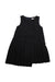 A Black Sleeveless Dresses from Momonittu in size 8Y for girl. (Front View)
