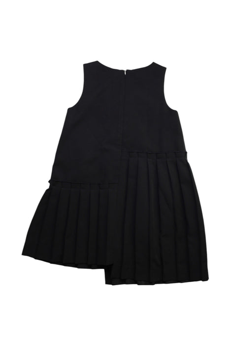 A Black Sleeveless Dresses from Momonittu in size 8Y for girl. (Back View)