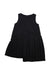 A Black Sleeveless Dresses from Momonittu in size 8Y for girl. (Back View)