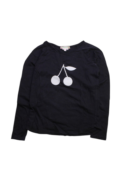 A Black Long Sleeve Tops from Bonpoint in size 8Y for neutral. (Front View)