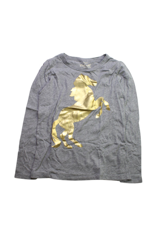 A Grey Long Sleeve T Shirts from Crewcuts in size 8Y for neutral. (Front View)