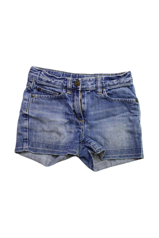 A Blue Shorts from Crewcuts in size 7Y for girl. (Front View)