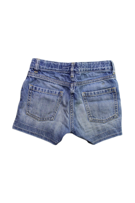 A Blue Shorts from Crewcuts in size 7Y for girl. (Back View)