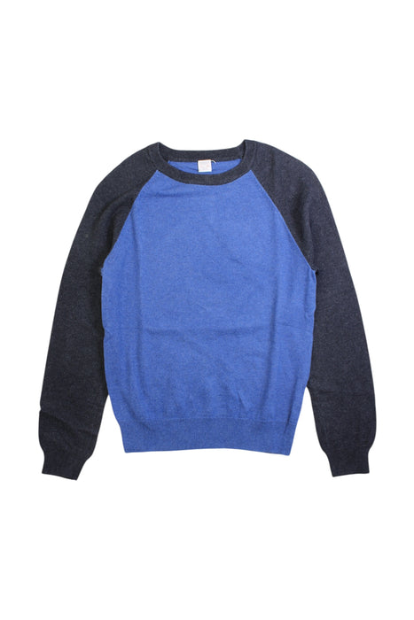A Blue Sweatshirts from Crewcuts in size 10Y for boy. (Front View)