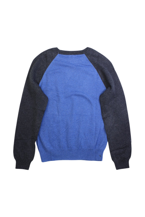 A Blue Sweatshirts from Crewcuts in size 10Y for boy. (Back View)