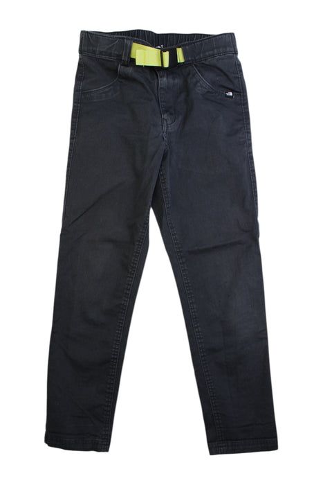 A Black Casual Pants from The North Face in size 7Y for boy. (Front View)