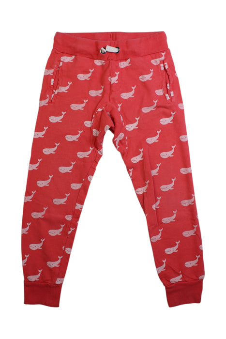 A Red Sweatpants from Seed in size 5T for girl. (Front View)