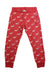 A Red Sweatpants from Seed in size 5T for girl. (Front View)