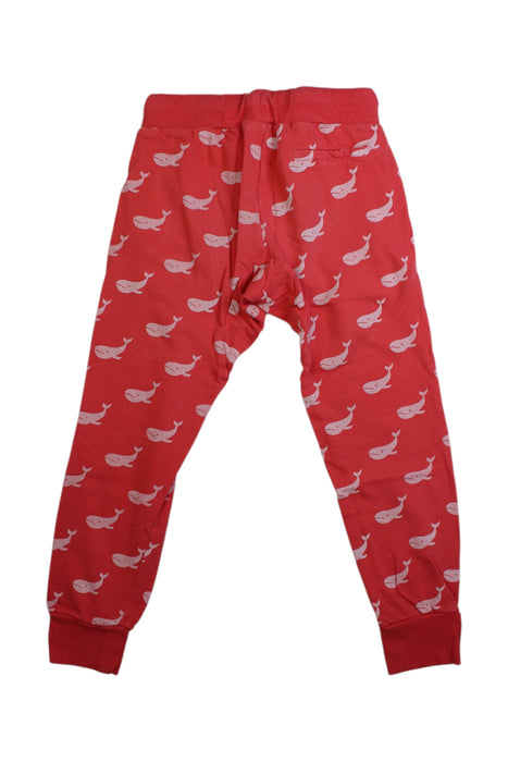 A Red Sweatpants from Seed in size 5T for girl. (Back View)