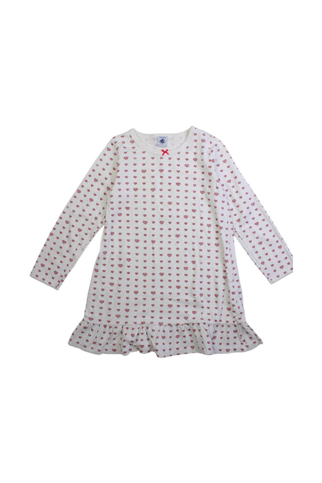 A White Long Sleeve Tops from Petit Bateau in size 8Y for girl. (Front View)