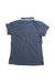 A Navy Short Sleeve Polos from Nike in size 14Y for girl. (Back View)