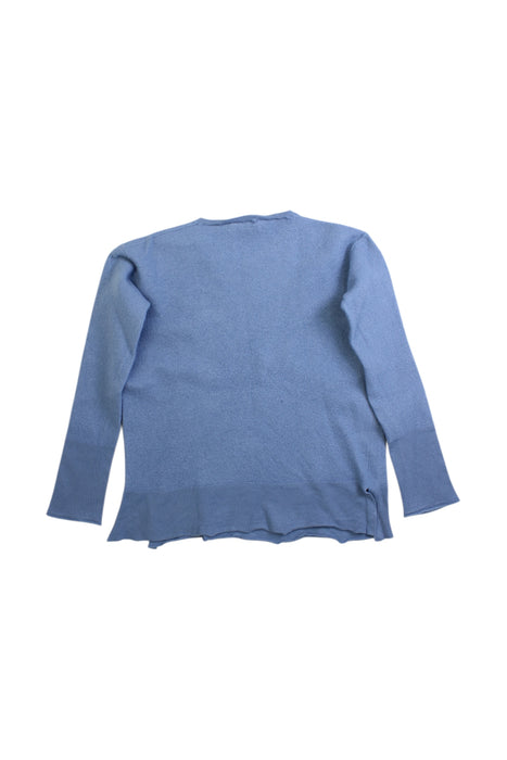 A Blue Knit Sweaters from Loro Piana in size 12Y for girl. (Back View)
