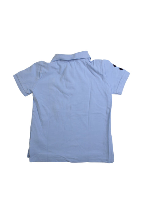 A Blue Short Sleeve Polos from Polo Ralph Lauren in size 6T for boy. (Back View)