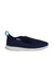 A Navy Slip Ons from Native Shoes in size 6T for boy. (Front View)