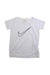 A White Sleeveless T Shirts from Nike in size 10Y for girl. (Front View)