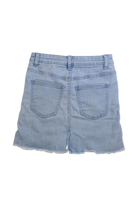 A Blue Mid Skirts from Seed in size 8Y for girl. (Back View)